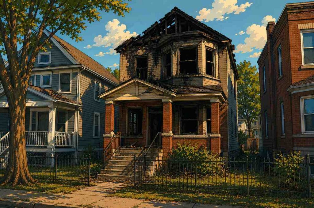sell fire damaged house in chicago guide