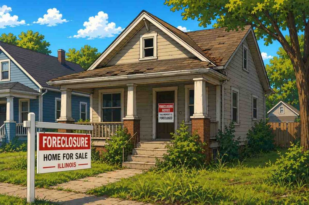 can i sell my house in foreclosure in illinois